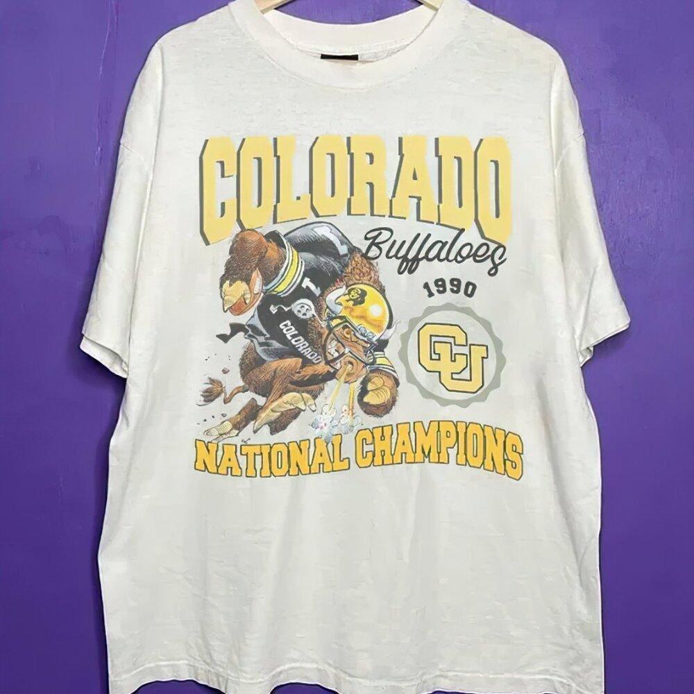 Game Day 90s University Of Colorado Buffaloes Football Shirt